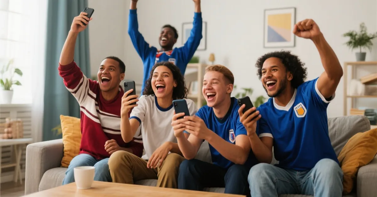 体育粉丝温馨互动